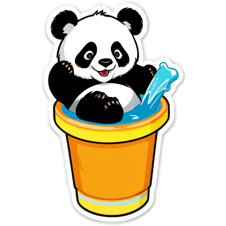 panda dunking emoji