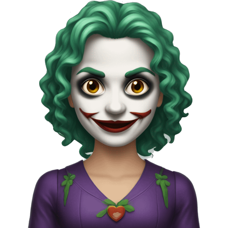 Coringa menina gótica  emoji