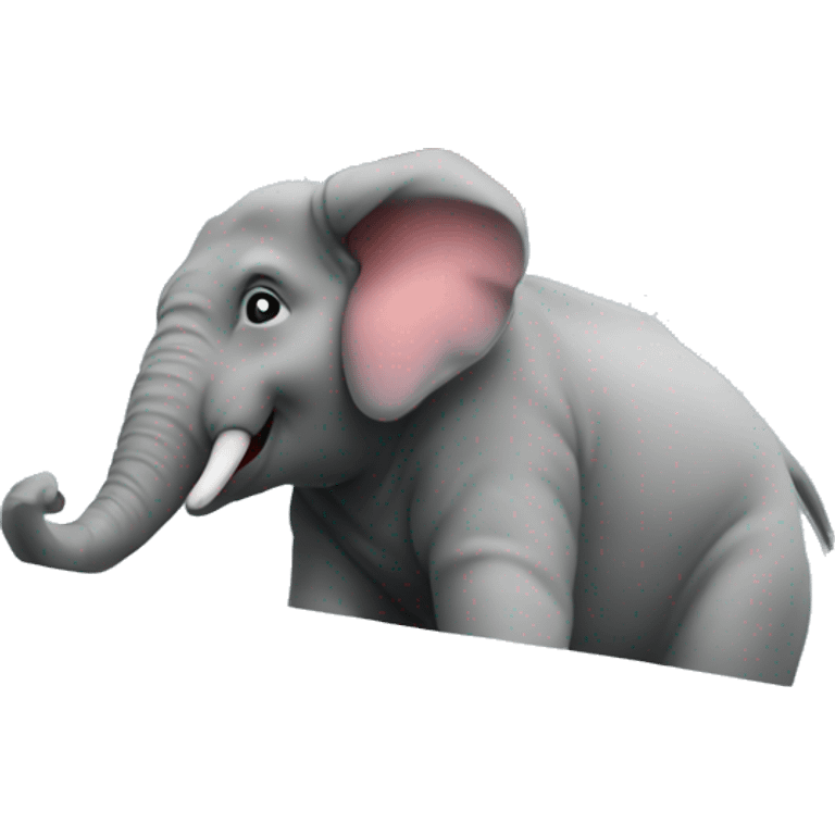 Un éléphant sur le balcon emoji