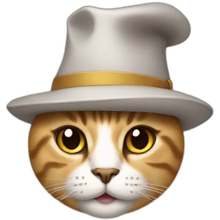 Cat with  hat emoji