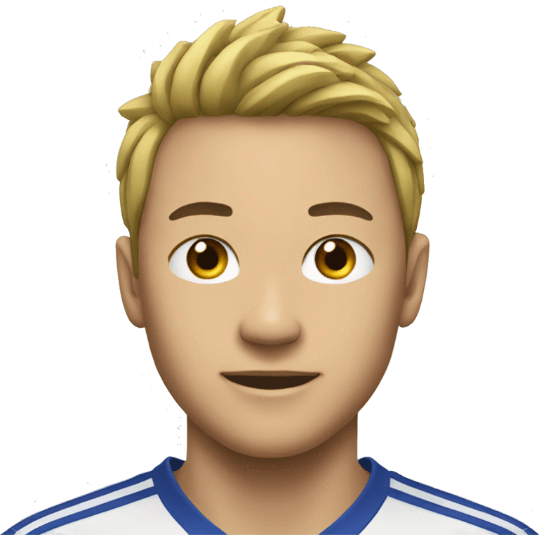 Japanese soccer player  emoji