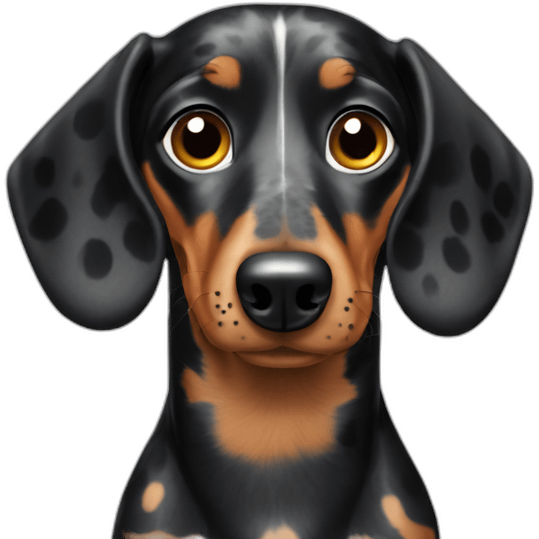 Spotted Dachshund named Alfredo emoji