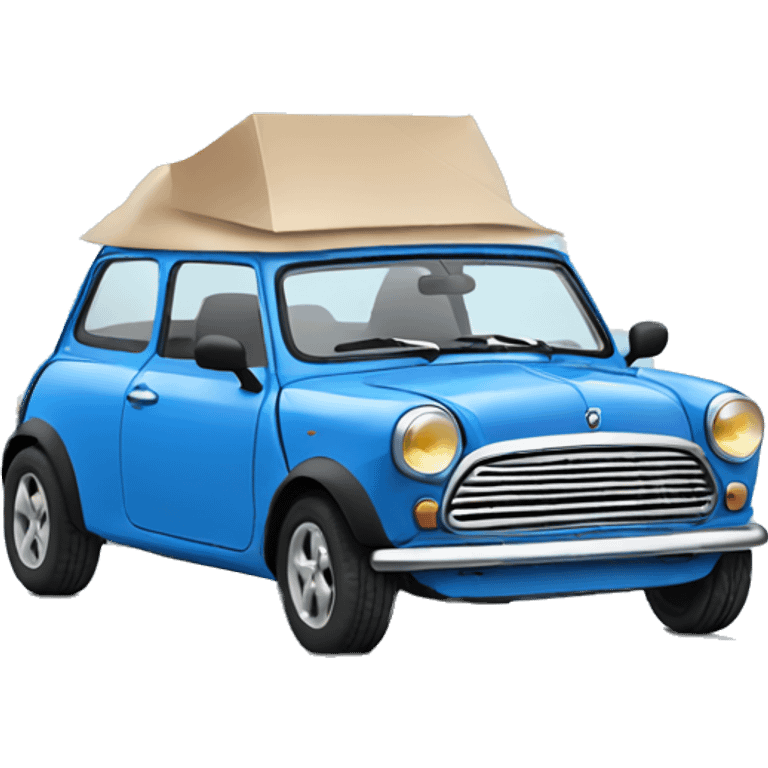 blue mini car emoji