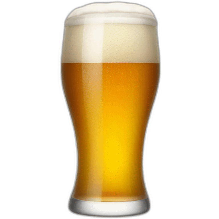 Beer glass emoji