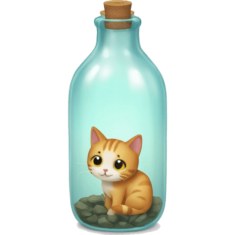 cat in bottle emoji