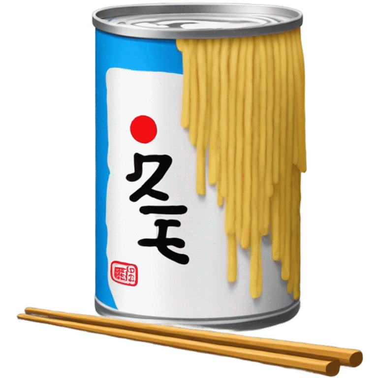 Ramen on the paint can  emoji