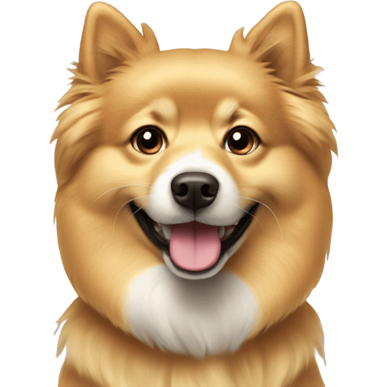 spitz dog golden emoji