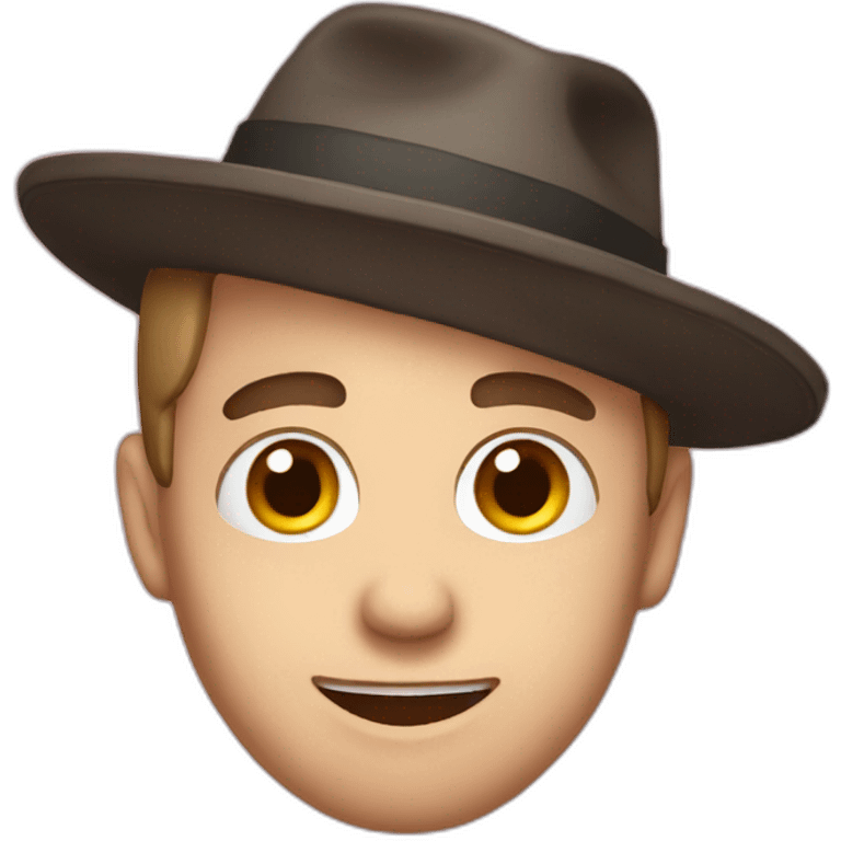 Squeezie with hat emoji