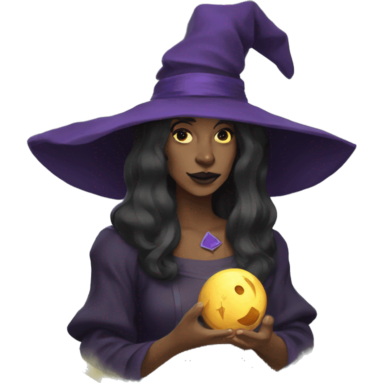 Tarot card witch  emoji