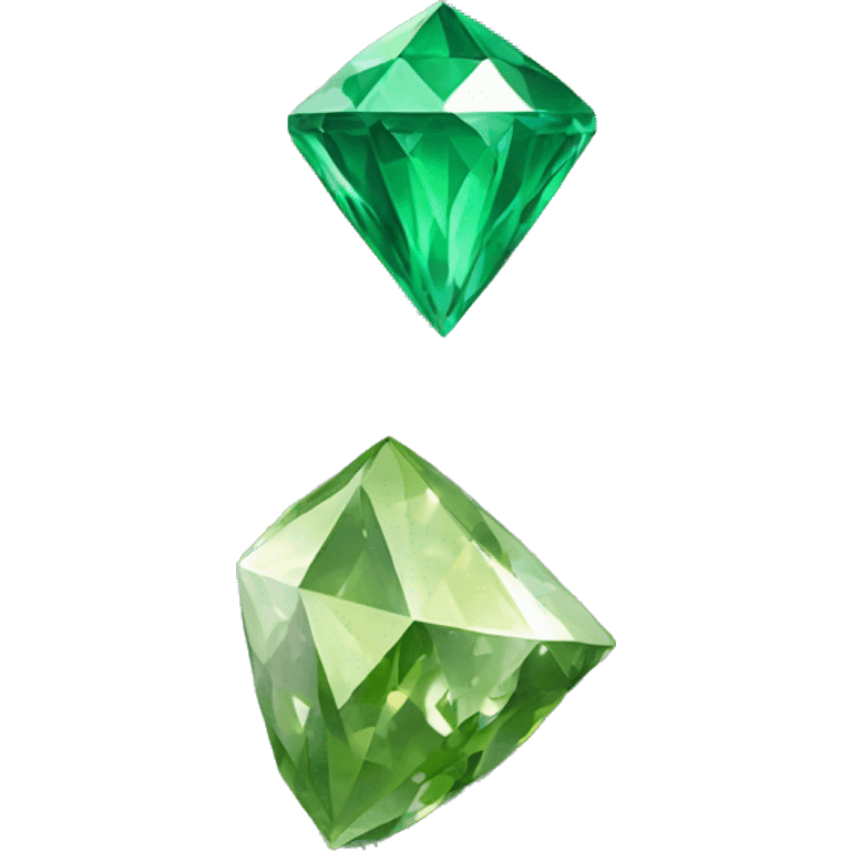 green diamond  emoji