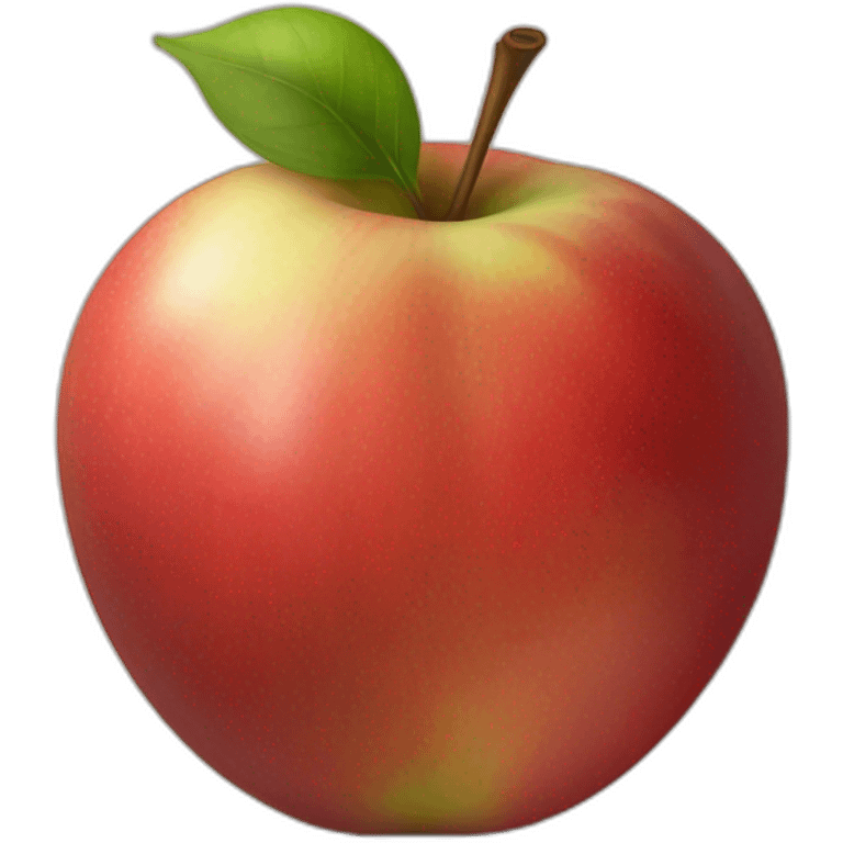 manzana atravesada por un rayo emoji