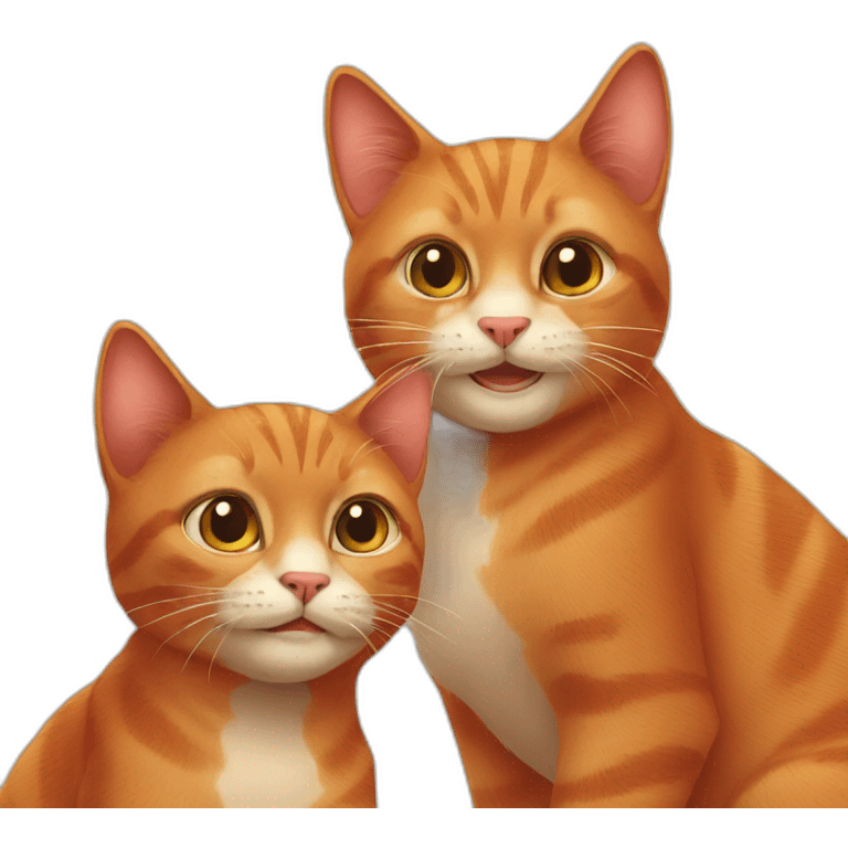 two red cats emoji