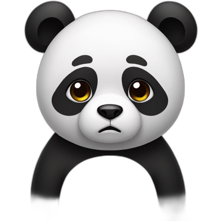 Sad panda emoji