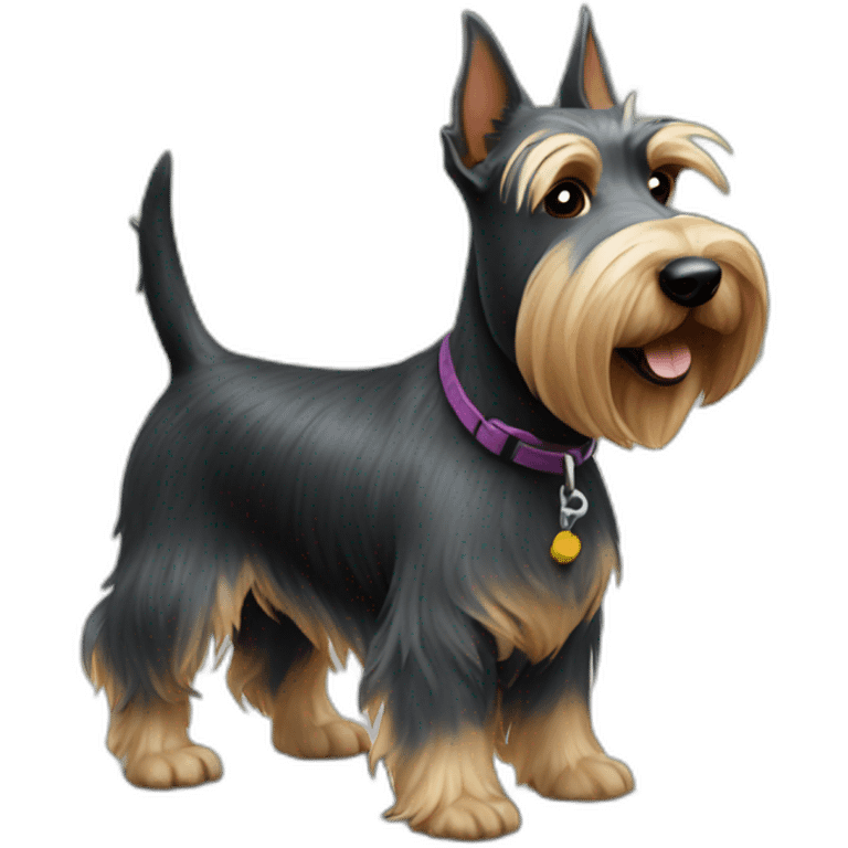 scottish-terrier-dog-walking emoji