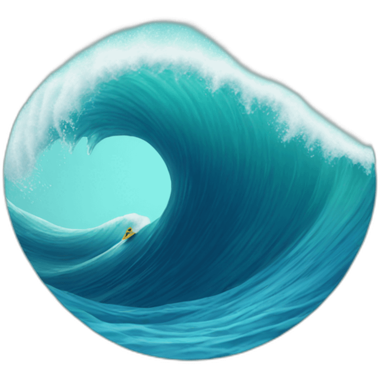 big wave emoji