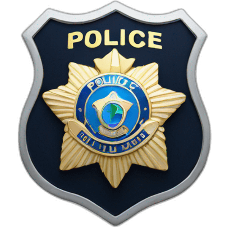 police badge emoji