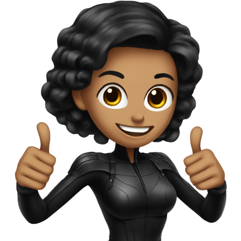 Black Widow thumbs up  emoji