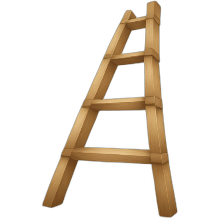 ladders wooden emoji