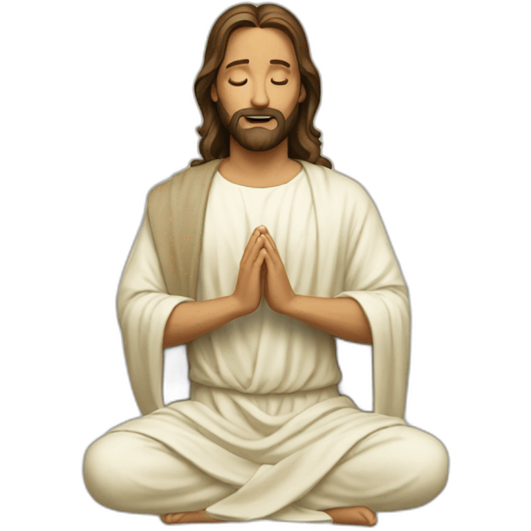  Pray Jesus  emoji