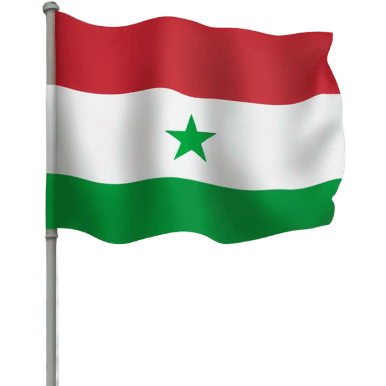 New Syria flag emoji