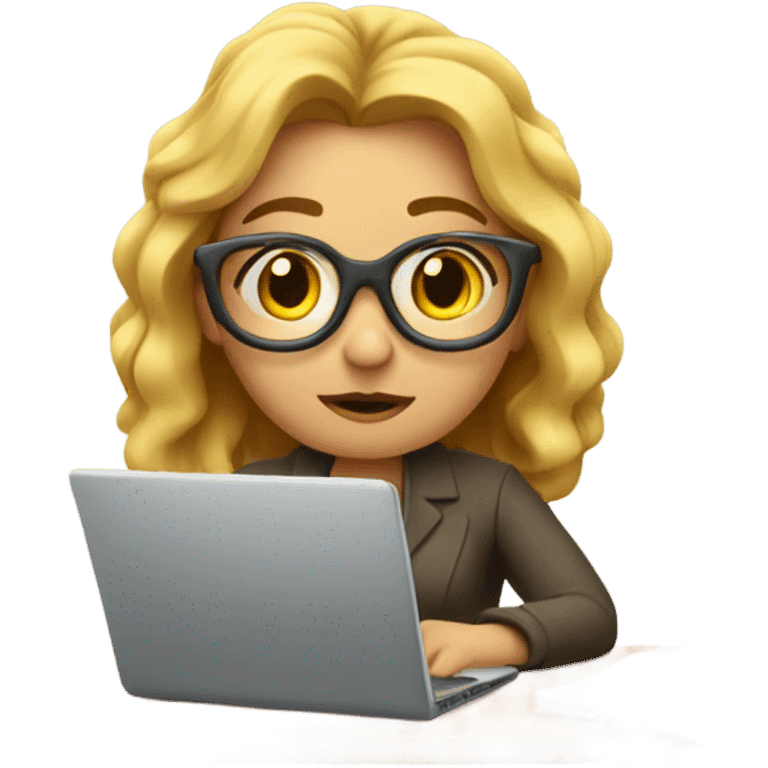 She has been writing articles all day. She has been writing articles all day. emoji