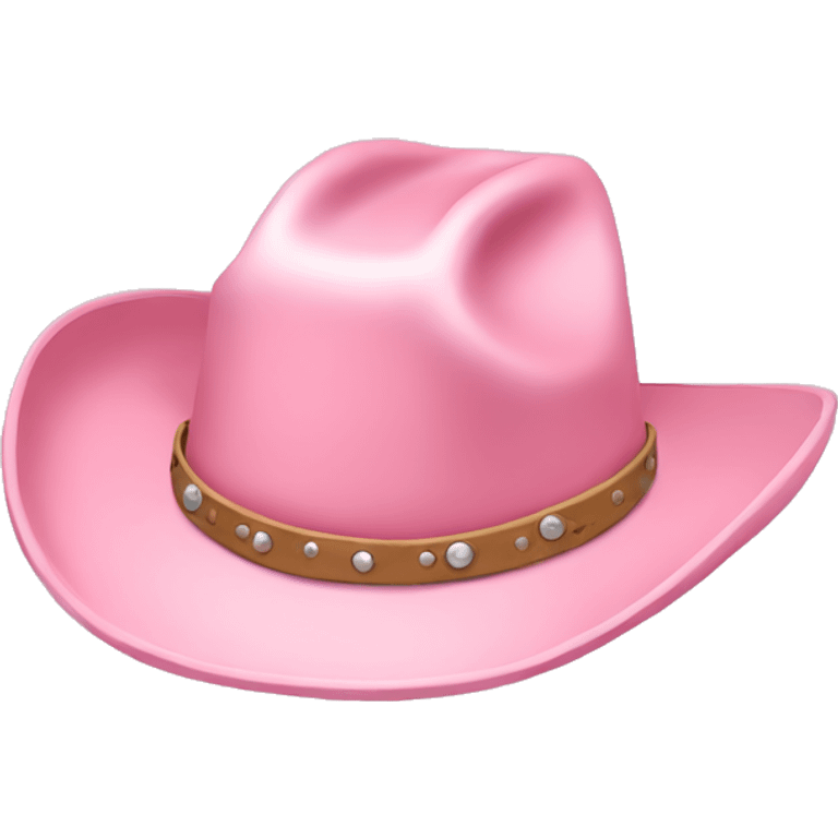 Light pink cowgirl hat emoji