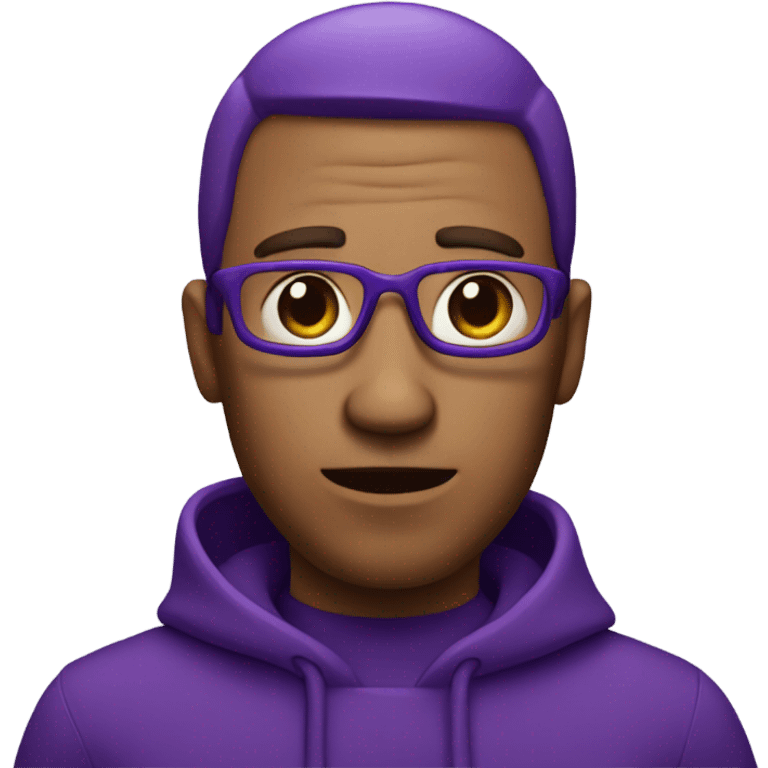 Purple man emoji