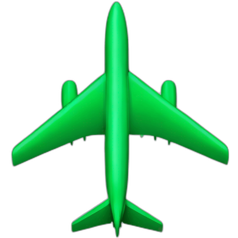 Plane green emoji