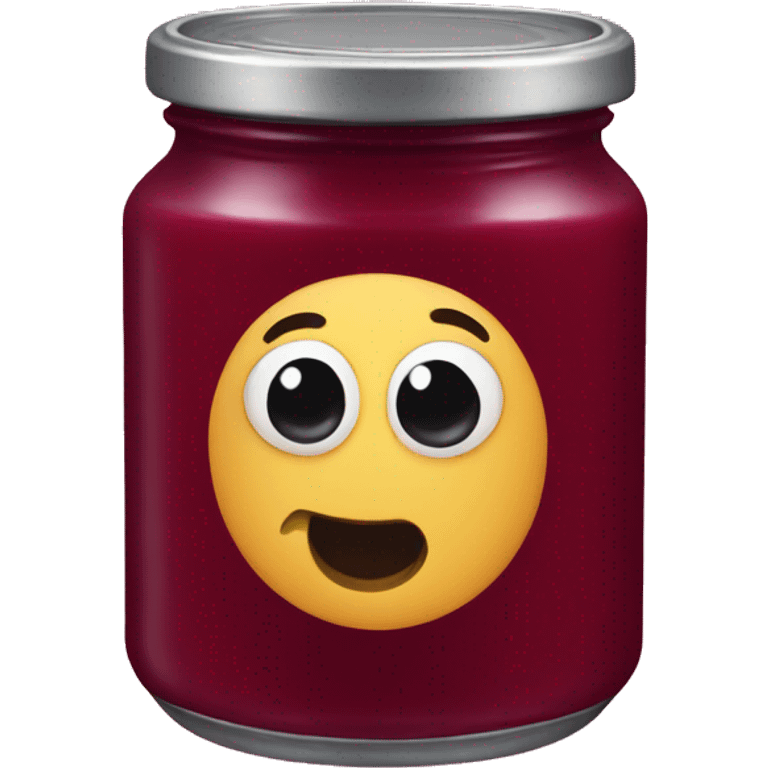 Canned cranberry sauce emoji