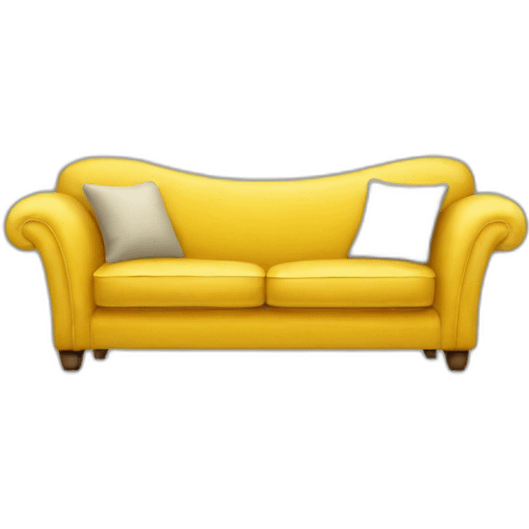 Yellow sofa emoji