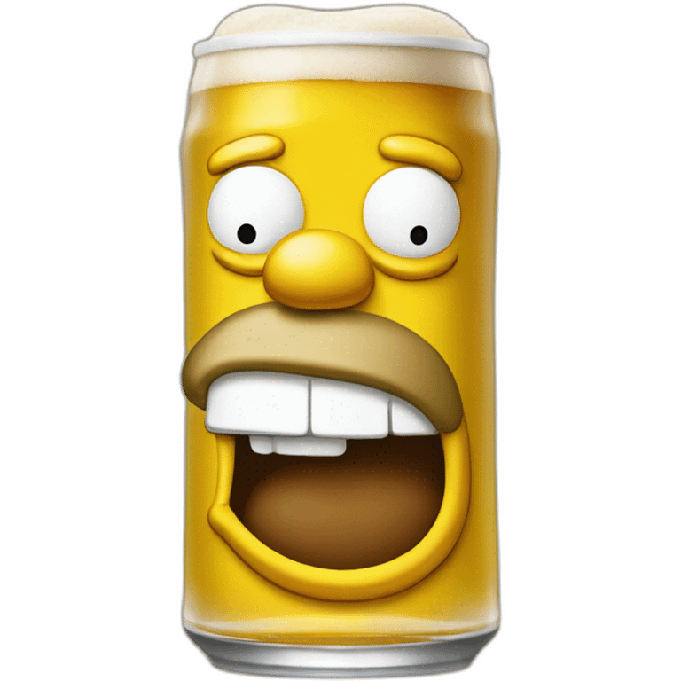 Homer Simpson beer emoji