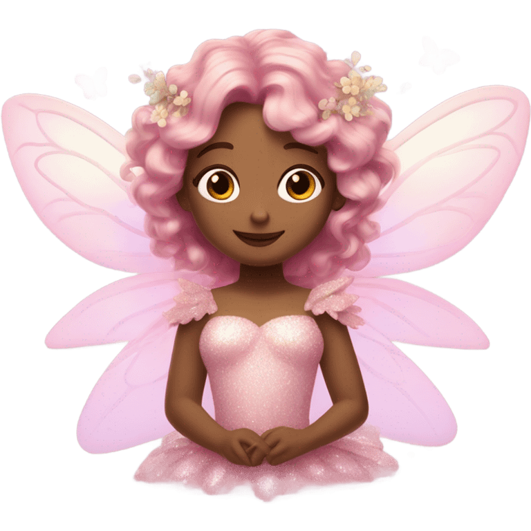 Pink fairy  emoji