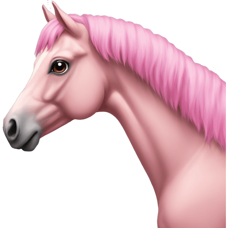 Pink horse emoji