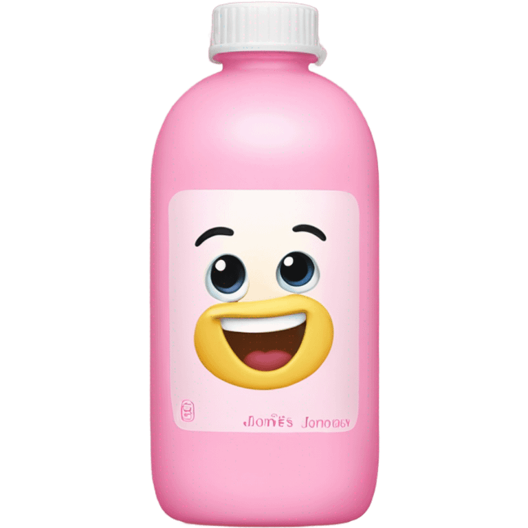 JOHNSON'S Baby oil pink bottle emoji