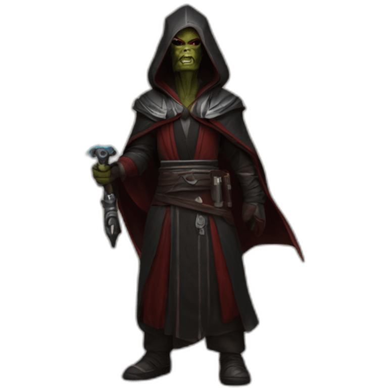 hyperrealist sith jedi in world of warcraft emoji