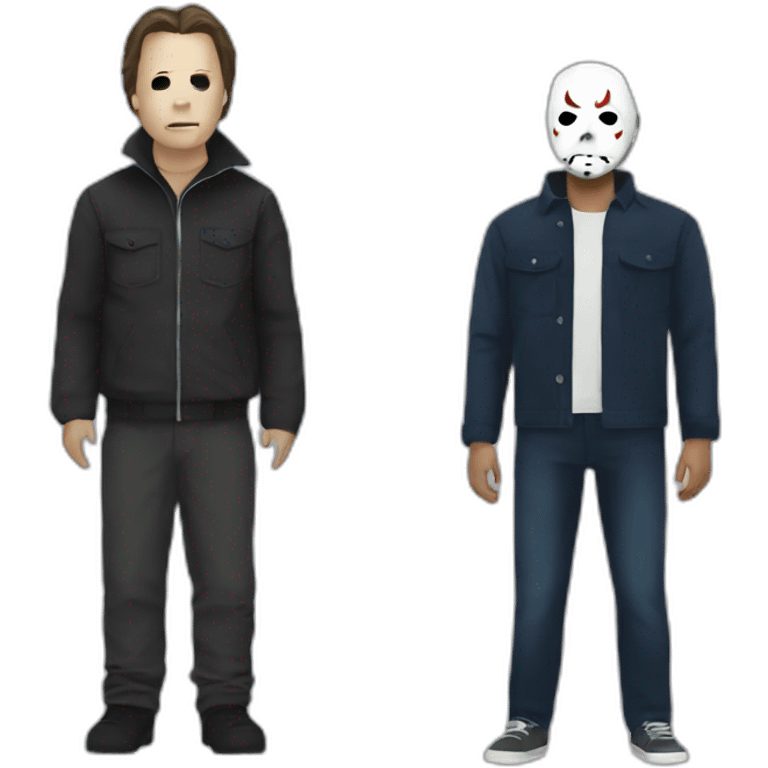 Michael myers and Jason emoji