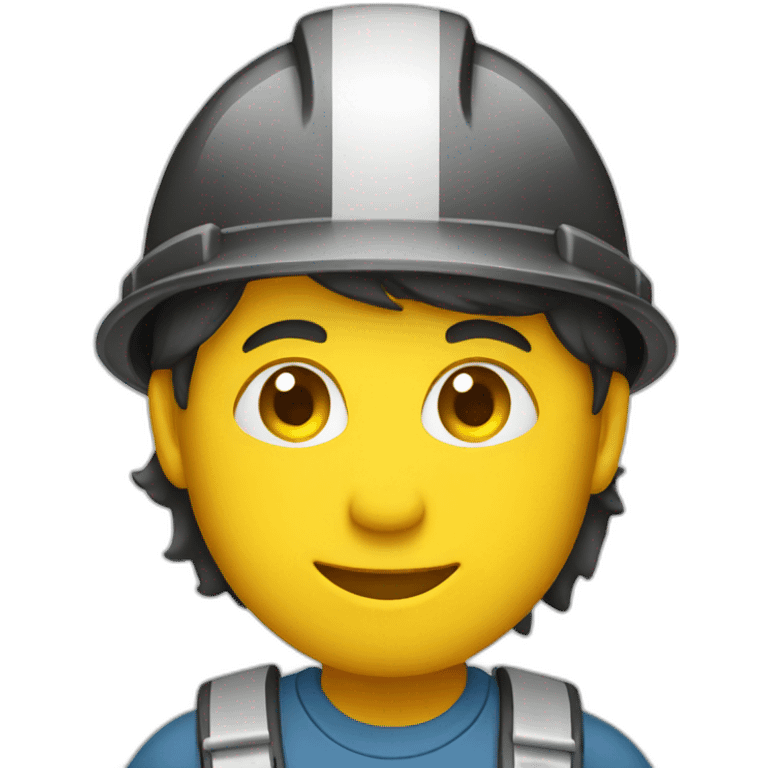 safety hat worker emoji