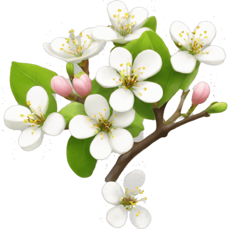  pear blossom emoji