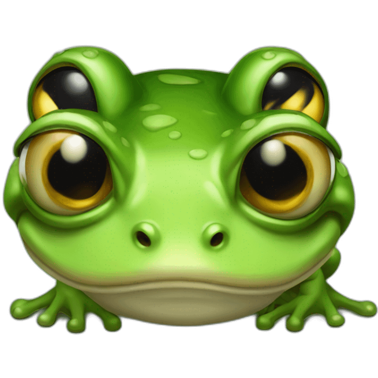 arrogant frog emoji