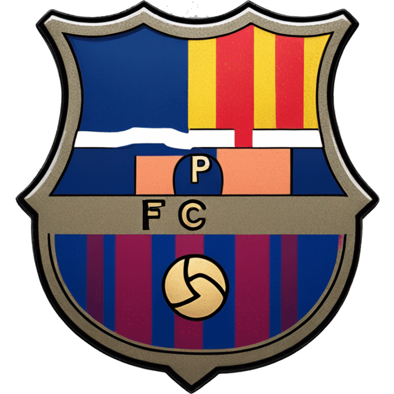 Fc Barcelona logo emoji