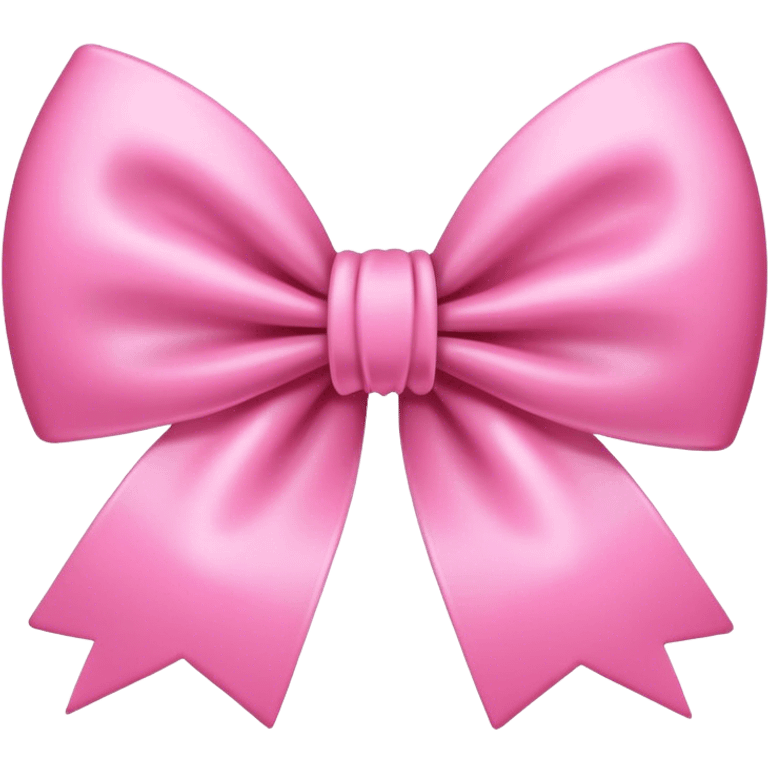 Cute pink aesthetic bow emoji