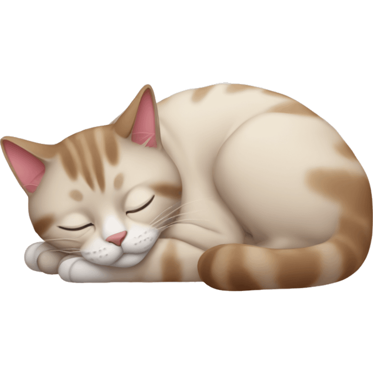 cat that is sleeping emoji