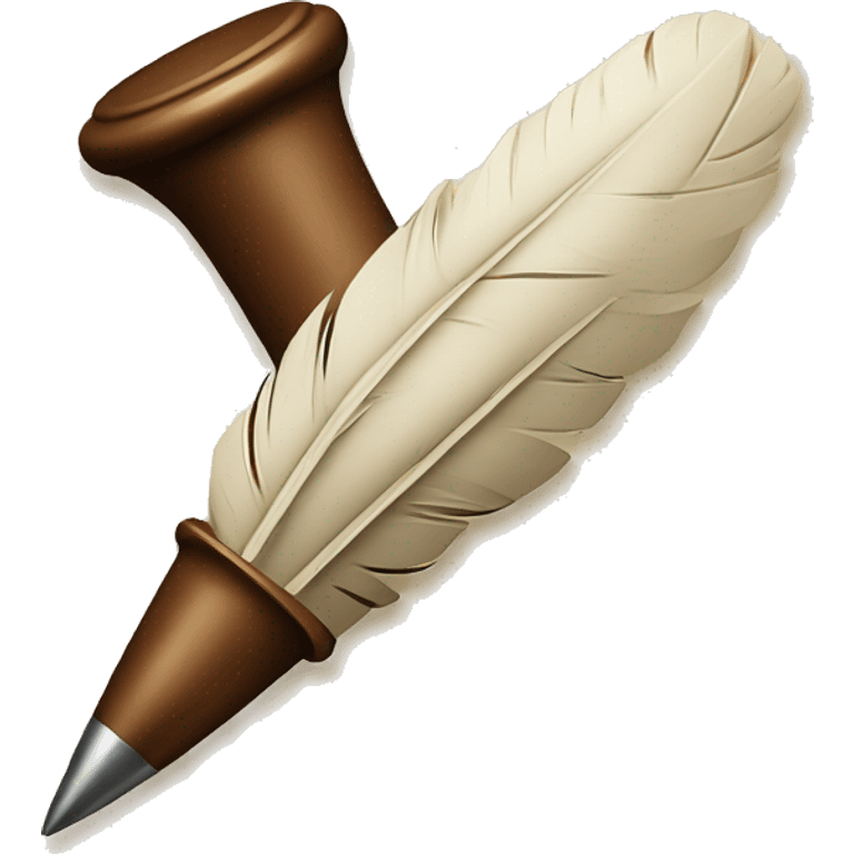 Old timey writing quill emoji