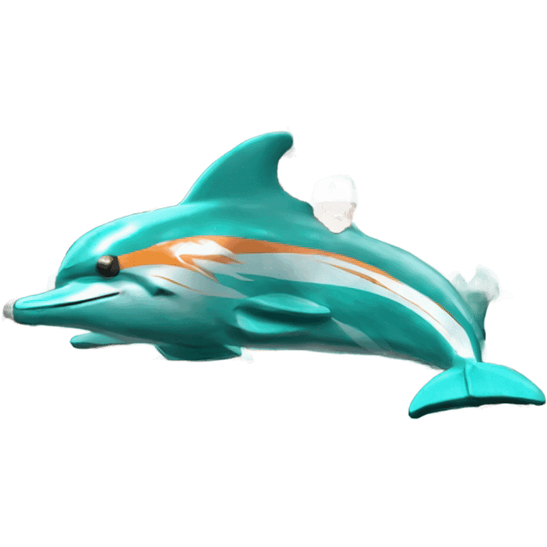 Miami dolphins train emoji