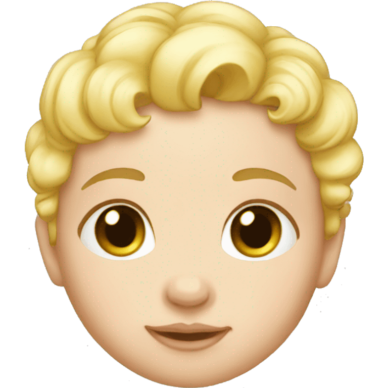 newborn baby blond hair emoji