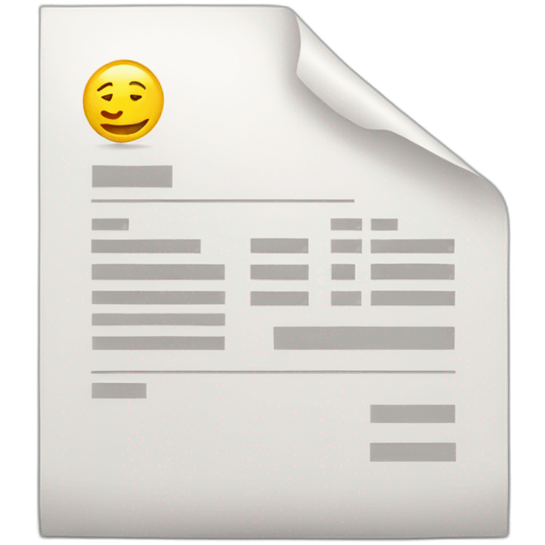 Invoice emoji