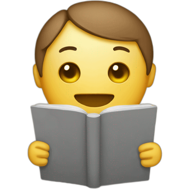 rounded square holding a note book emoji