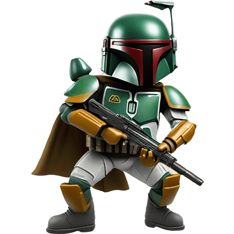 Bobo fett hitting the griddy emoji