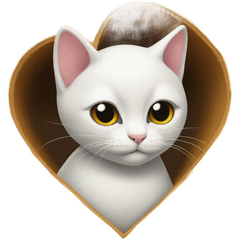 Cat in heart emoji