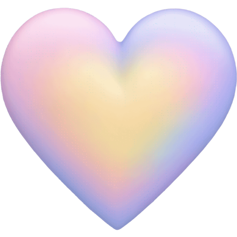 Pastel heart emoji